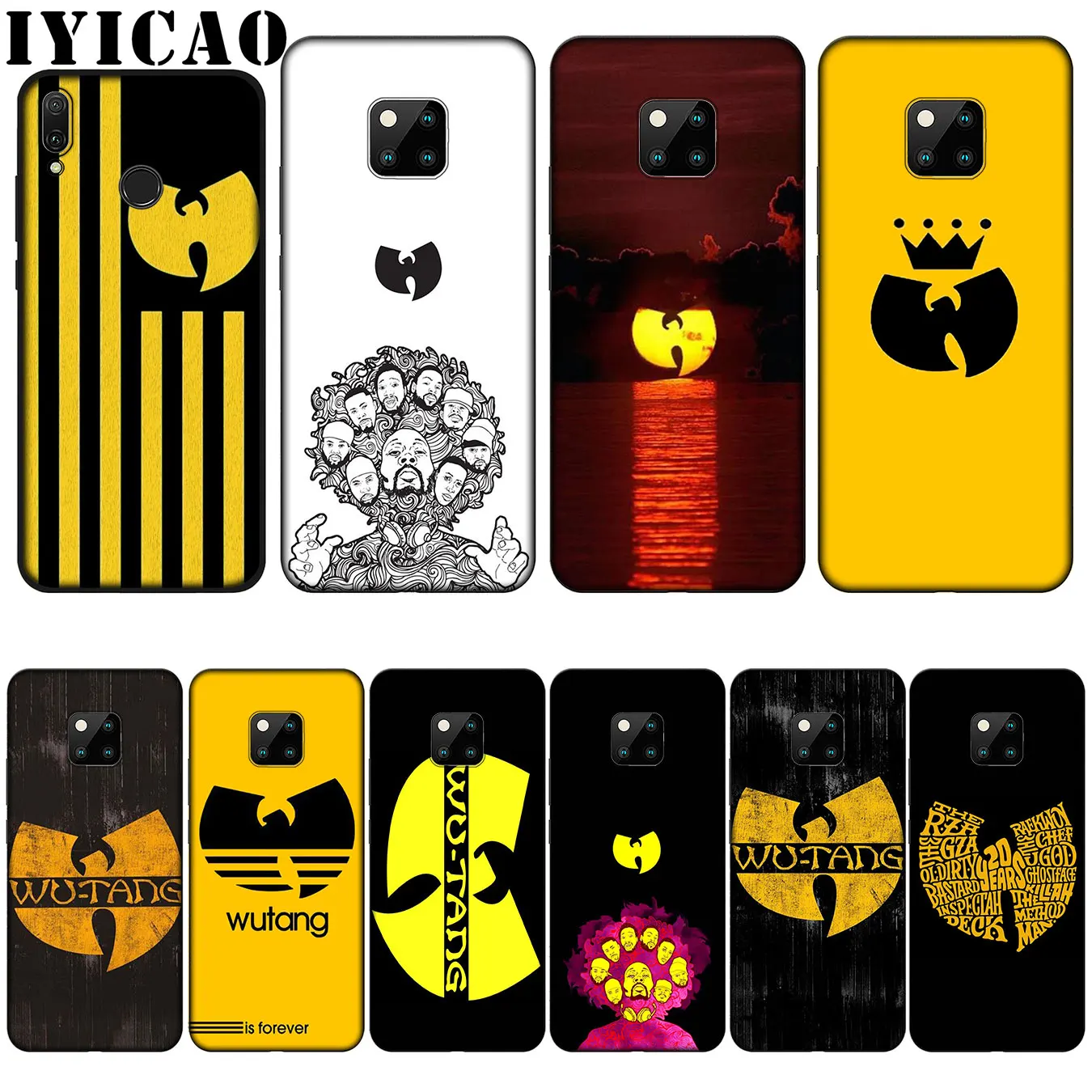 IYICAO Wu-Tang Wu Tang Clan Ultra Thin Cartoon Silicone Soft Case for Huawei Nova 3 3i 2i Mate 20 10 Pro Lite |