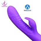 Силиконовый вибратор для женщин, фаллоимитатор для Вагины и клитора, для точки G, интимные игрушки для женщин и взрослых