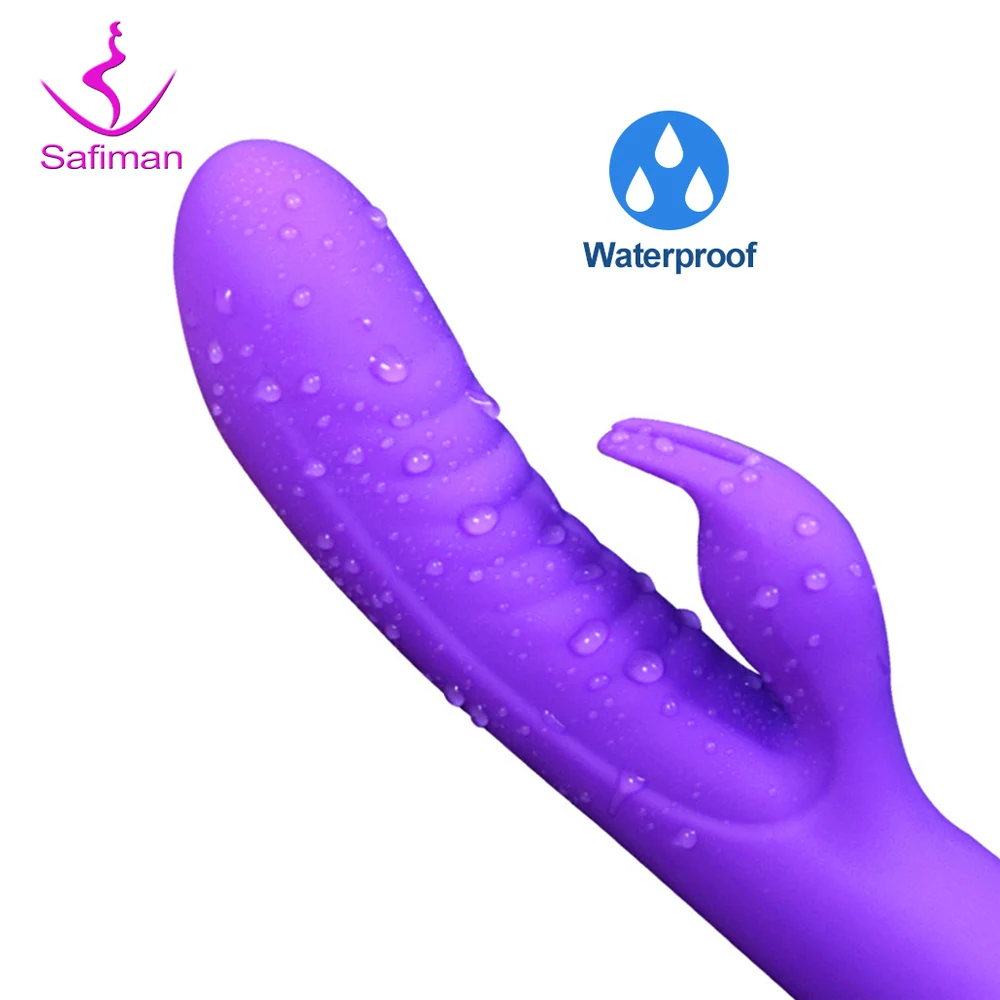 G Spot фаллоимитатор кролик вибратор для женщин двойная вибрация силиконовый