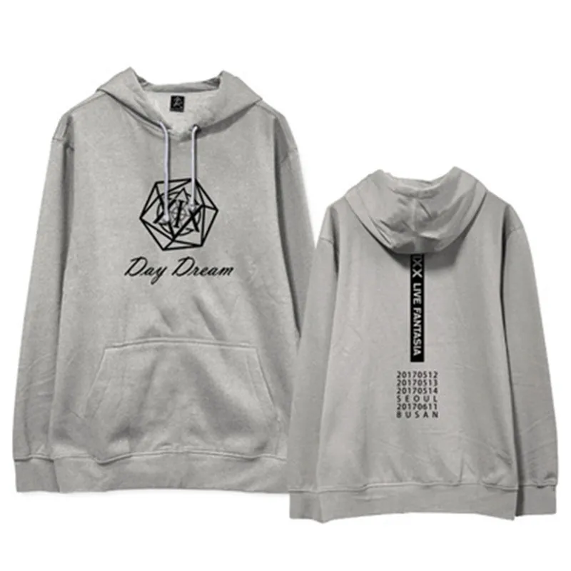 VIXX combination concert with the same paragraph shirts for men and women spring autumn plus velvet loose support hoodies | Женская