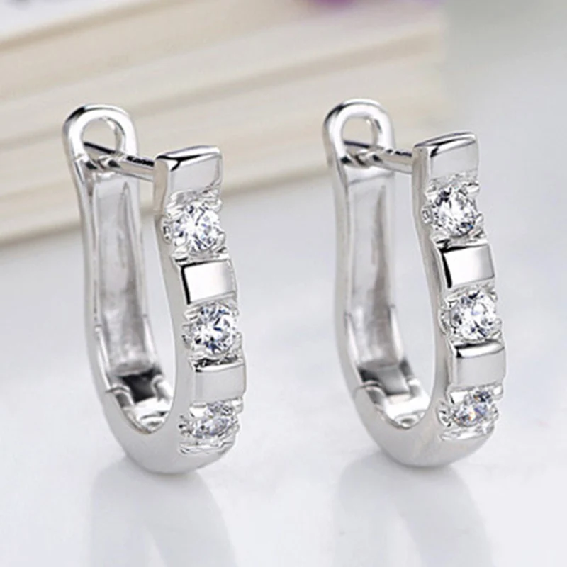 Женские сережки-арфы сережки с серебряным покрытием сережки-шнеки модные