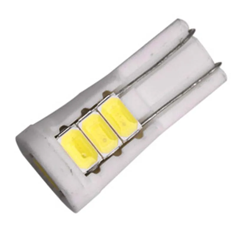 

WTS 200pcs wholesale car led signal Clearance light LED lamp T10 W5W 194 168 5730 Chip 8smd Wedge Ceramics Light for car styling