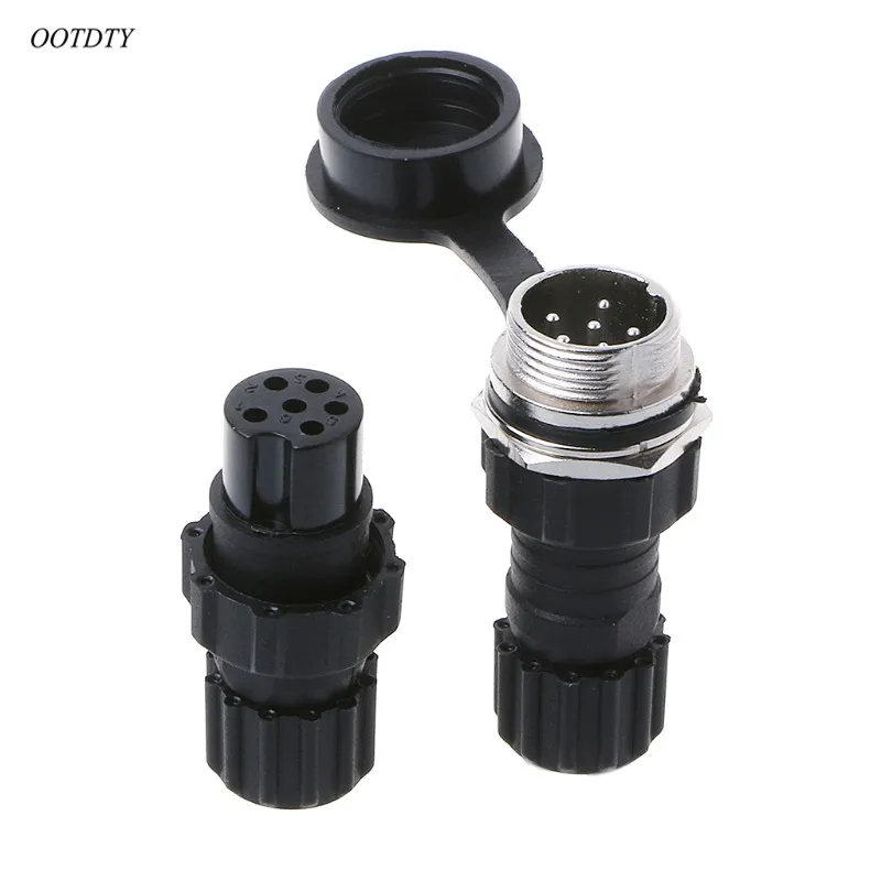 OOTDTY GX16 водонепроницаемый авиационный разъем розетка датчик 2/3/4/5/6 Pin