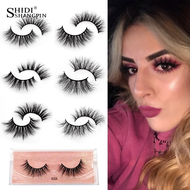 

LANJINGLIN 1 pair sexy volume false eyelashes fluffy 3d mink lashes 100% Cruelty free fake eyelash extension makeup handmade