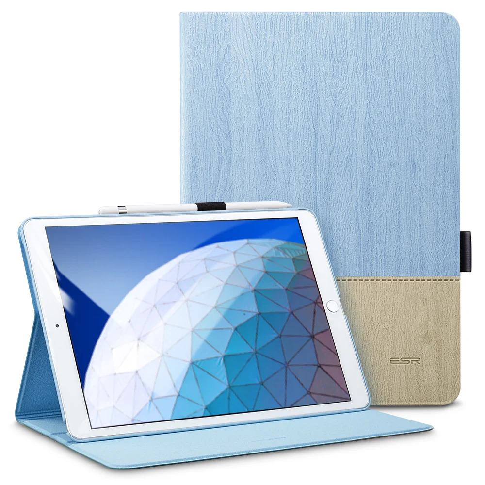 ESR чехол для iPad Air 3, простая оксфордская ткань из искусственной кожи, умный чехол-книжка с карандашом, держатель для iPad Air 3 10,5"