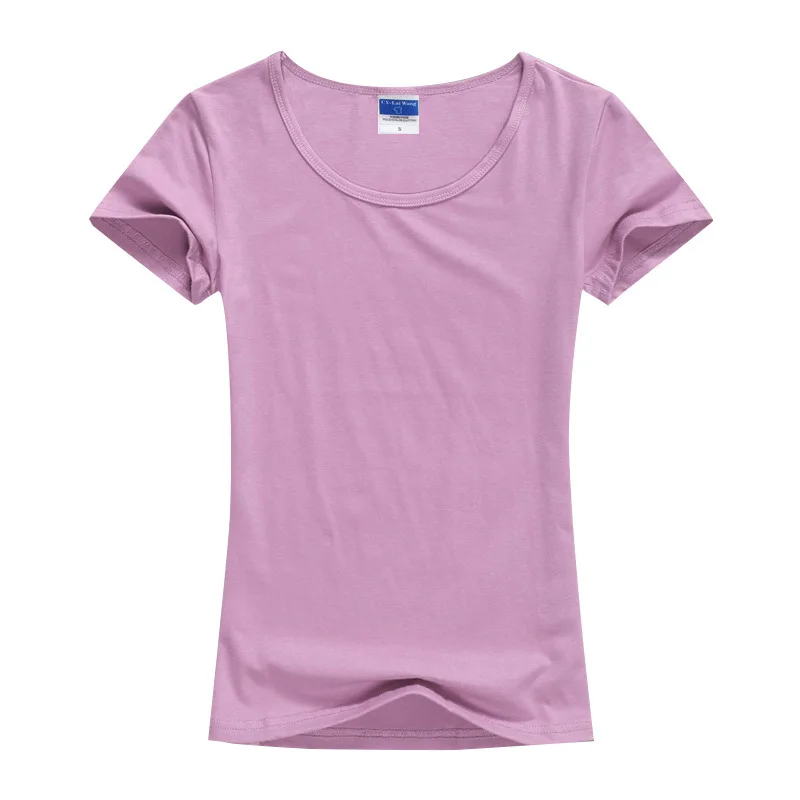 

Tee Shirt Tops Women Short Sleeve Cotton T-Shirt O-Neck Solid T Shirt Women Casual Streetwear TShirt Women Clothes Drop Shipping