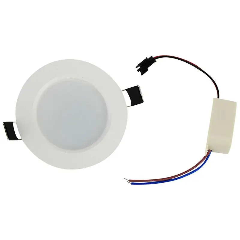 3W AC 90-265V 300LM 6000K 3 SMD 5730 светодиодный потолочный светильник лампа (белый) | Лампы и