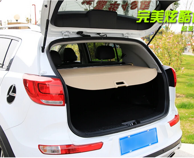 Защитный чехол для заднего багажника KIA SPORTAGE R 2010 2011 2012 2013 2014 2015 (черный бежевый)
