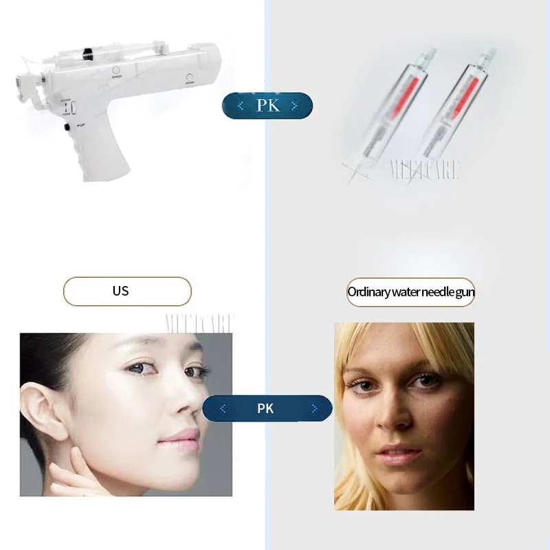 Mesogun25D ванадиевый титановый инъекционный пистолет для лица инструмент ухода за