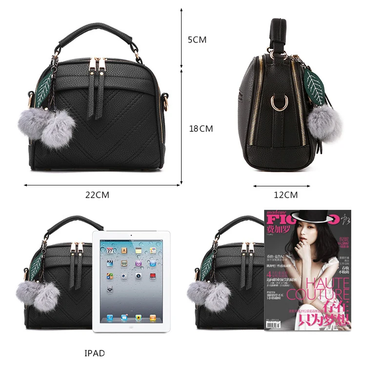 Tmyoy Женский Сумка для Для женщин кожа Сумки с двойной застежкой-молнией модные