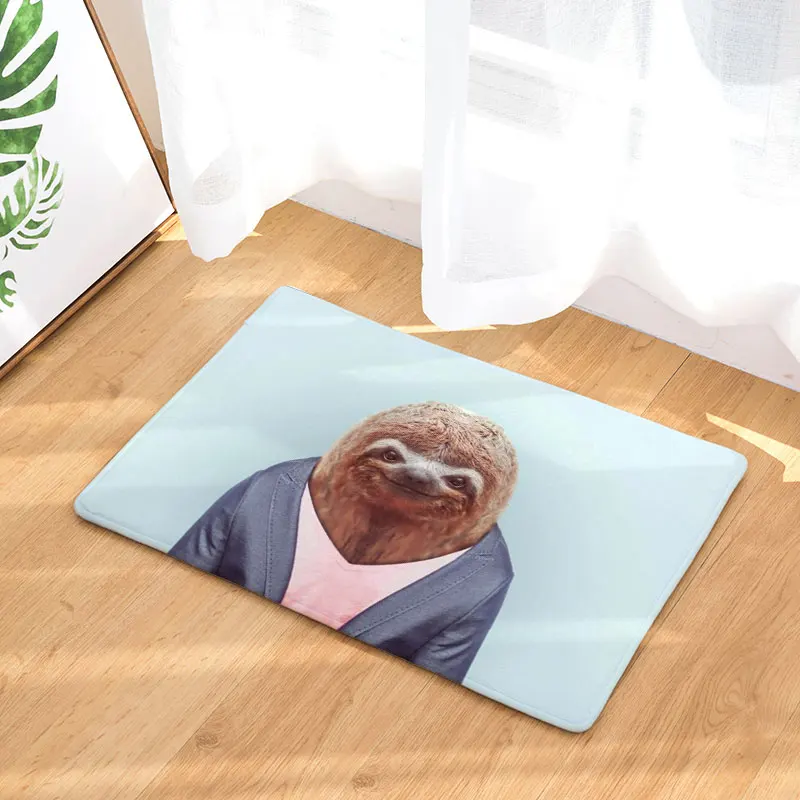 Monily противоскользящие Водонепроницаемый пол Коврики собака лиса Орел лягушка