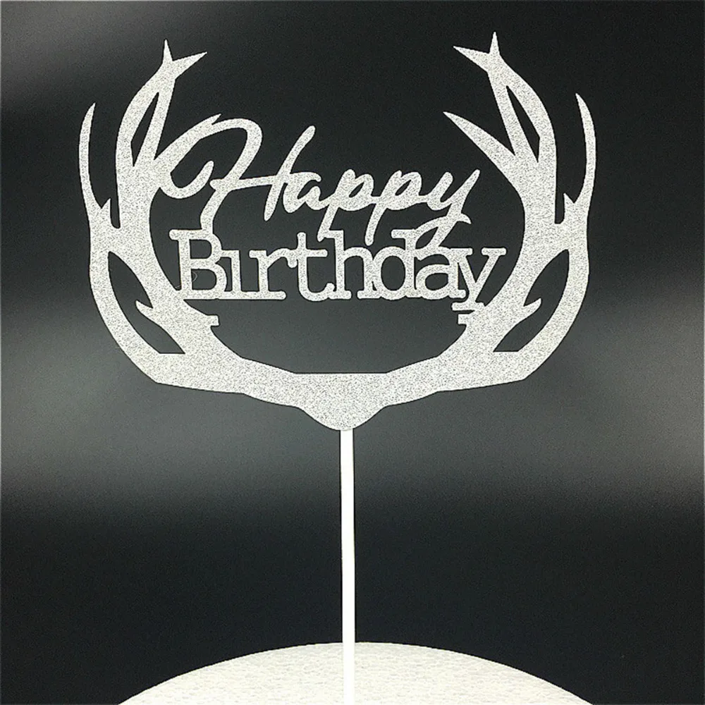 1 шт. кекс сделай сам торт Топпер мульти-формы с днем рождения флажки для торта