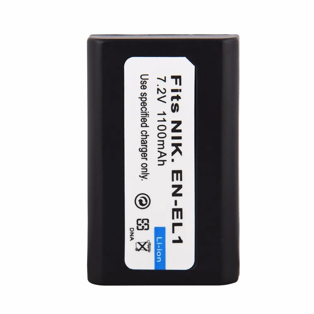 1x1100 мА/ч, EN-EL1 Батарея для Nikon Coolpix 500 775 880 885 990 995 4300 4500 4800 5000 5400 5700 8700 Minolta A200 DG5W акумуляторная батарея