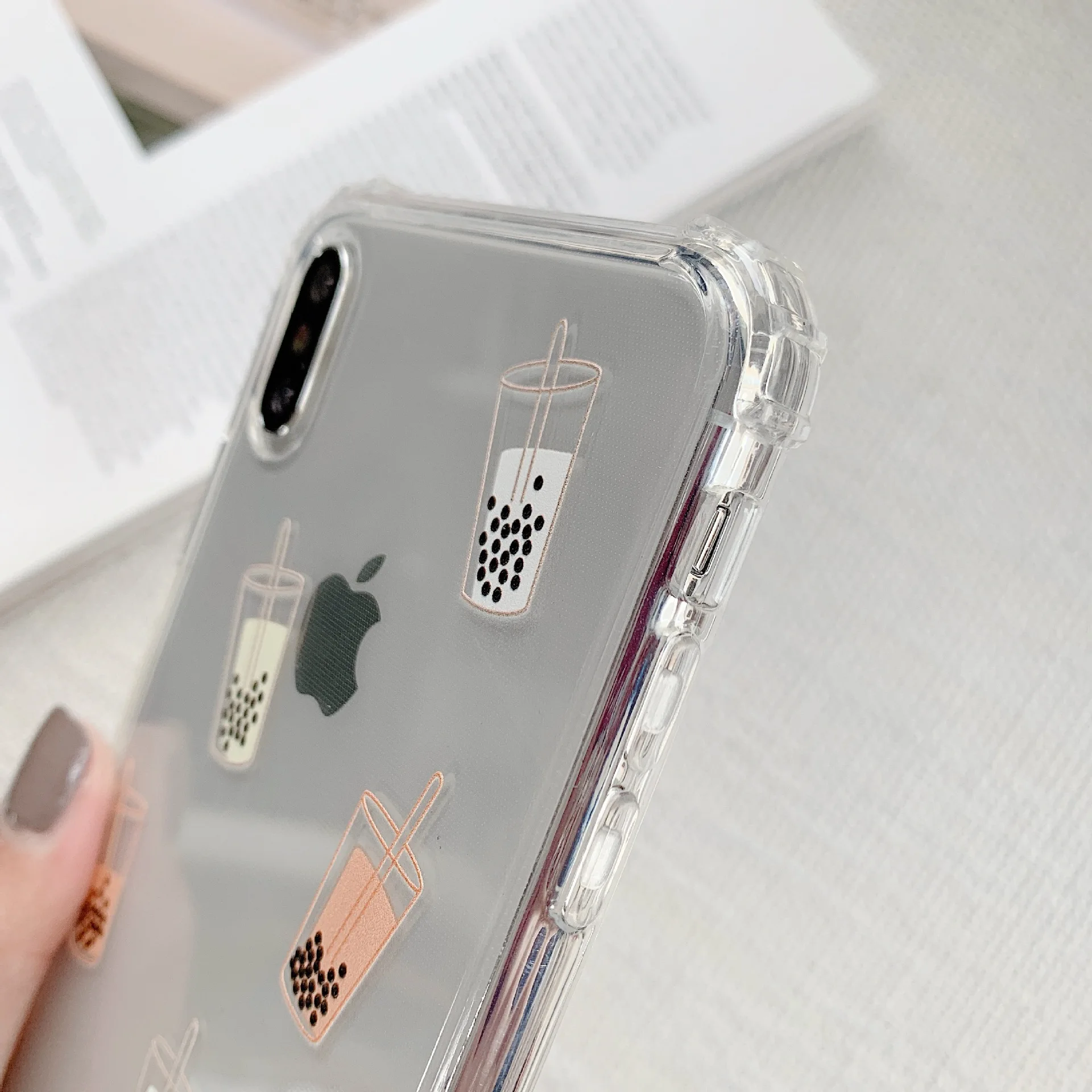 Прозрачный чехол для телефона iPhone 11 12ProMax XS MAX XR Capa Fundas мягкий X 8 7 Plus Coque | Мобильные
