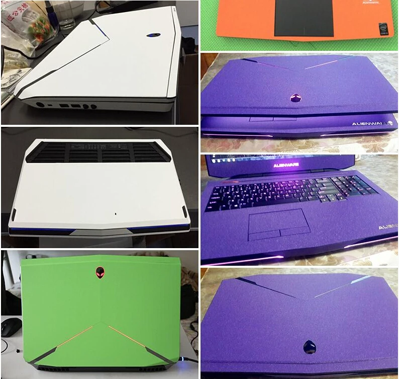 W411 Super Cool Ноутбук Наклейки Компьютерные Обложка Для Alienware M14X R3 M15X Чужой M13 14 корпус
