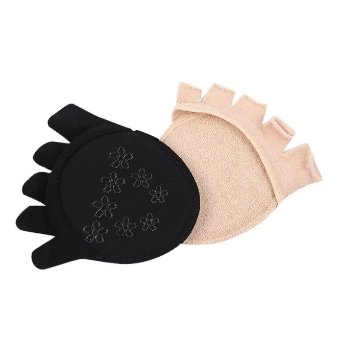 Носки с пятью пальцами хлопковые нескользящие носки закрытым носком на высокой