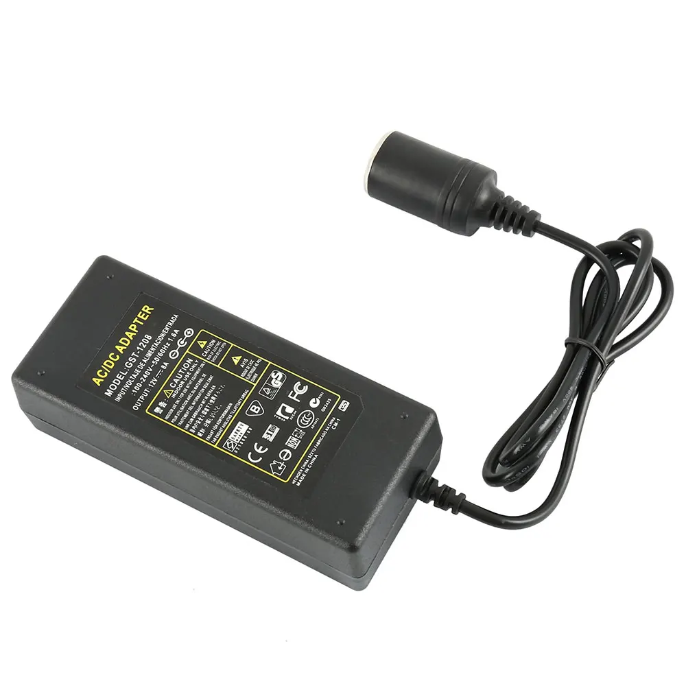 AC 100 240V К DC 12V 8A/10A зарядное устройство адаптер питания прикуриватель розетка для