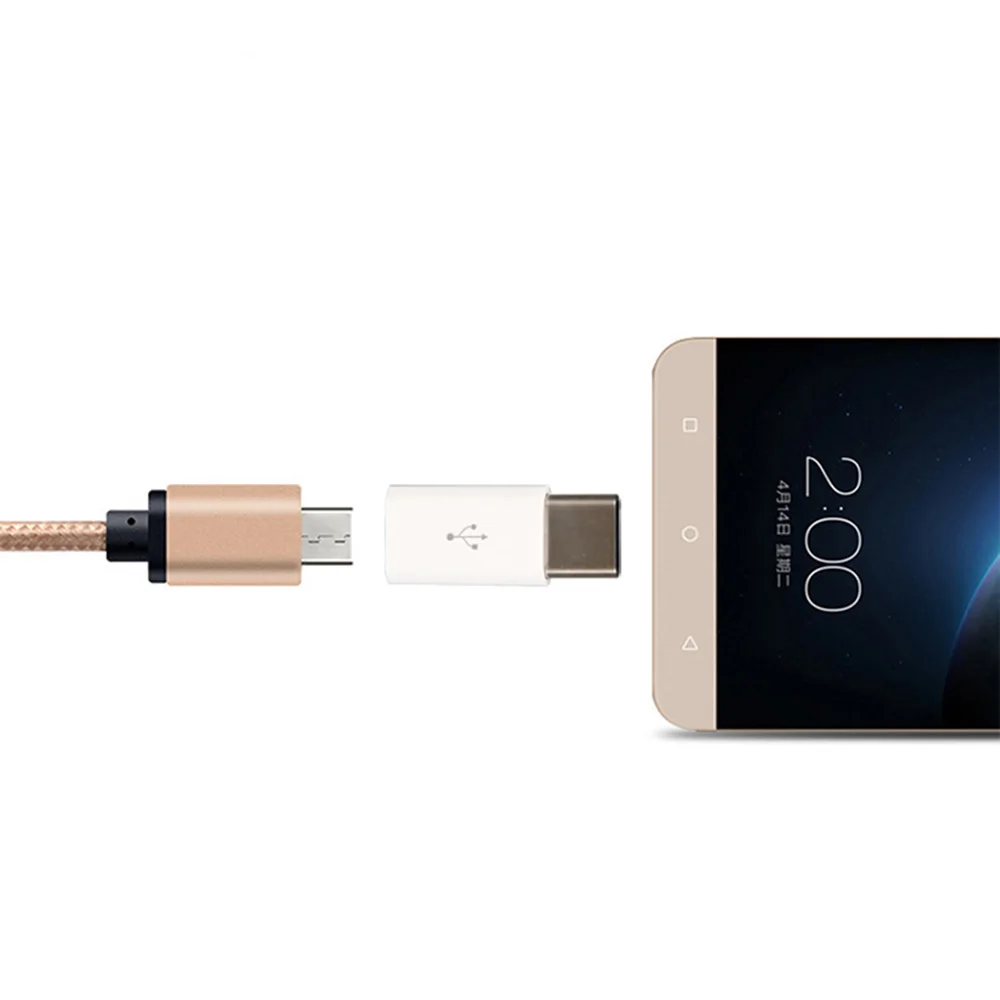 3 шт. мини-тип c кабель к micro usb адаптер женский для синхронизации данных зарядное