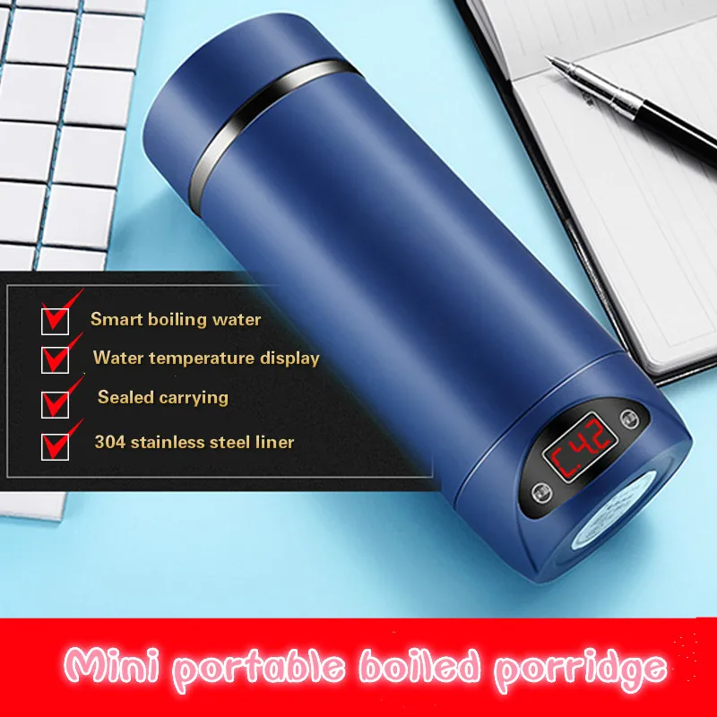 Электрический мини чайник для путешествий чашка с подогревом горячей воды