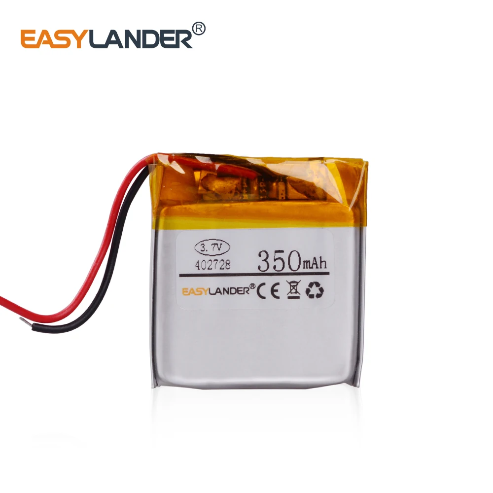 402728 3 7 V 350 MAH li ионный полимерный аккумулятор JAB гарнитура Bluetooth Беспроводной MP3 MP4