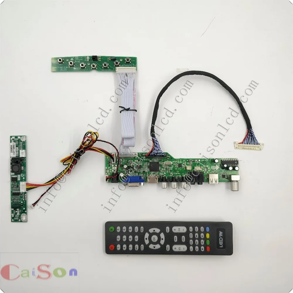 HDMI/AV/VGA/Аудио/USB ЖК материнская плата тв драйвер M215HGE L21|Экраны| |