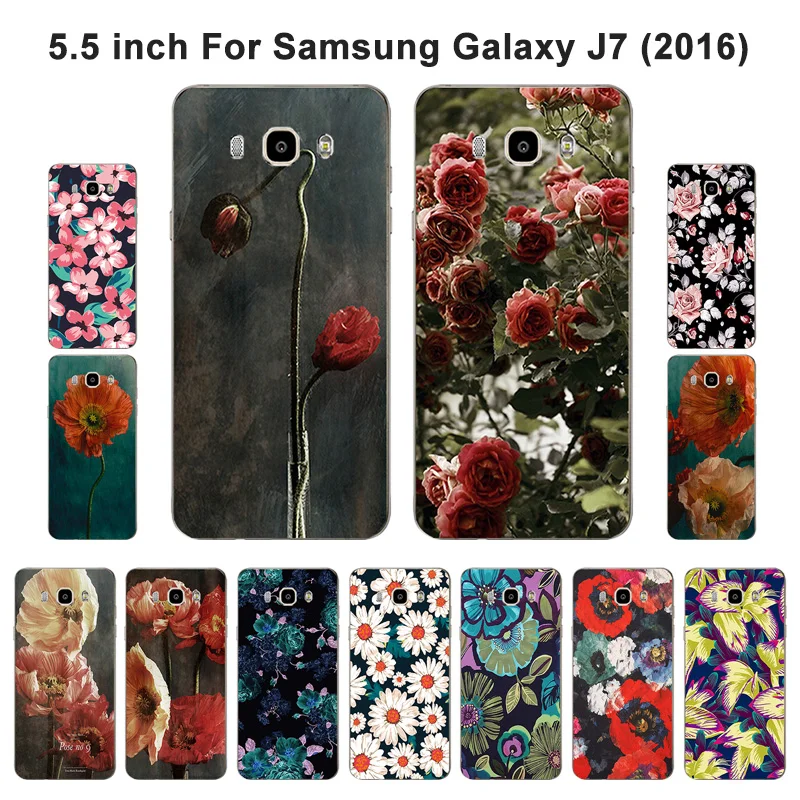 Чехлы для Samsung Galaxy J7 2016 силиконовые чехлы красивые с рисунком galaxy J710 чехол