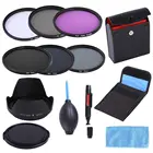 72 мм UV CPL FLD ND2 4 8 ND набор фильтров крышка объектива для Nikon 18-200 24-85 135 мм