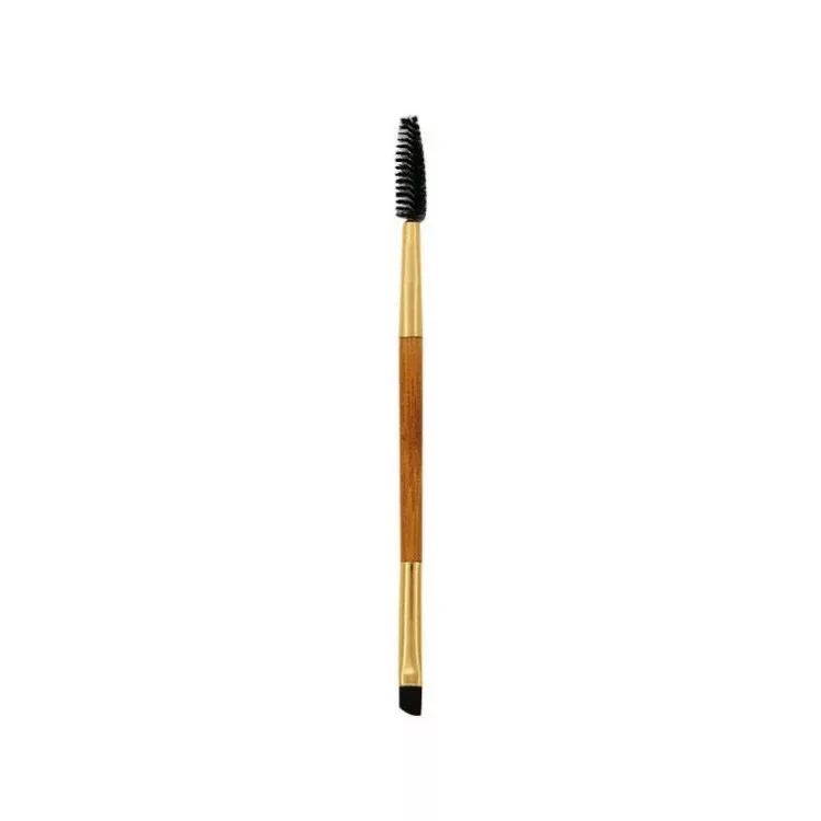 1pcs Eyelash Eyebrow Brush Makeup Bamboo Handle Double Head Pro Eye Lash Brow Cosmetic Beauty Tools | Красота и здоровье
