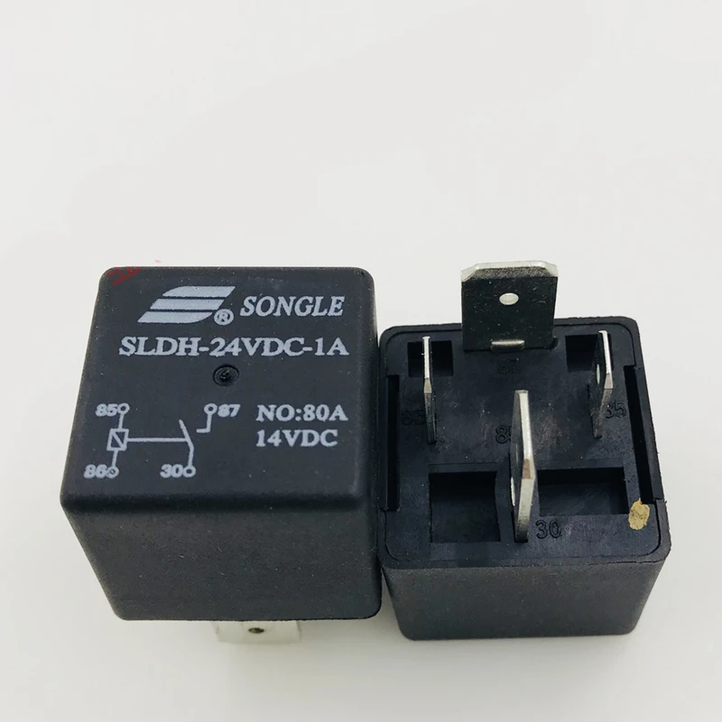 1 шт. автомобильное реле SLDH-12VDC-1A SLDH-24VDC-1A 4PIN 80A 4142 SLDH-24VDC-1C SLDH-12VDC-1C 5PIN 60A