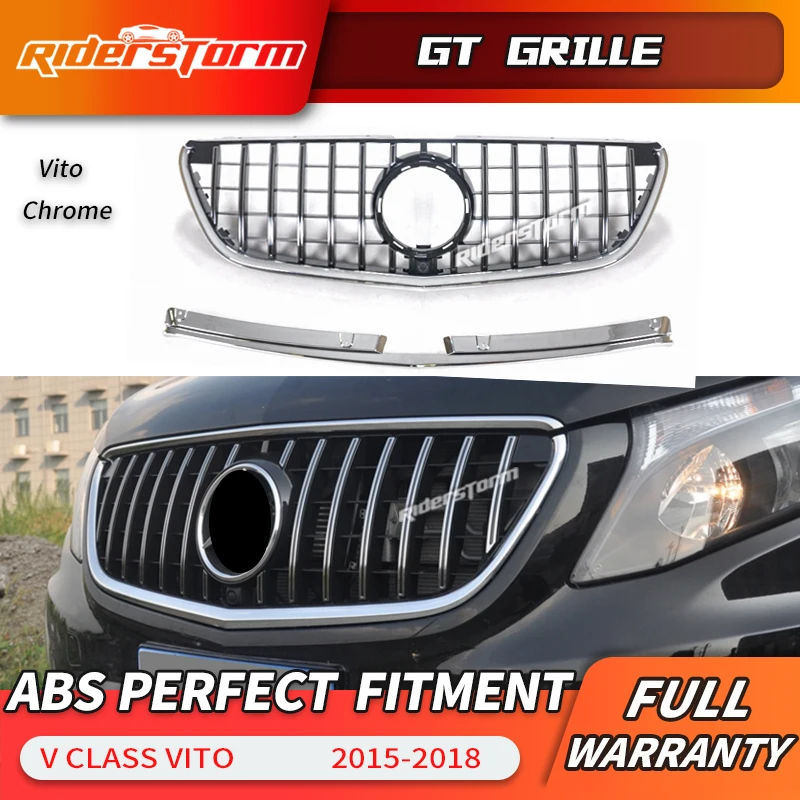 Передний бампер для Mercedes benz Vito GT решетка гоночный gt Fpr w447 год 2015 2016 2017 2018