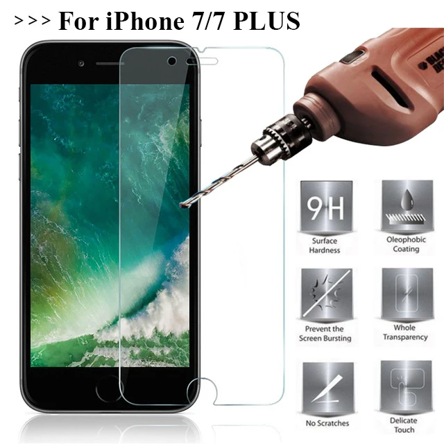 2.5D закаленное Стекло для iPhone 7 оригинальный Высокое качество защитный Плёнки