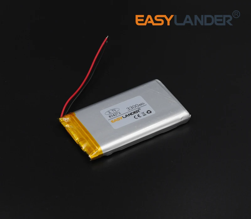 3 7 V 3300mAh 834272 литий полимерный ионный аккумулятор для bluetooth гарнитуры GPS PSP PDA MP3 MP4