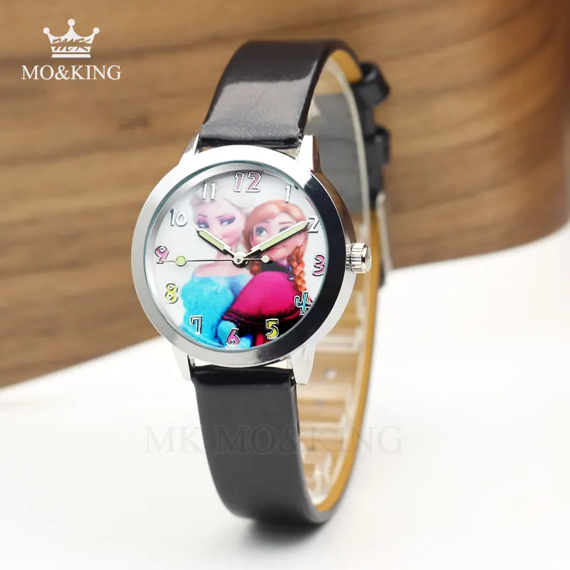 Reloj Infantil детские часы Снежная королева принцесса Эльза Анна София мультфильм детские часы кварцевые наручные часы Relojes