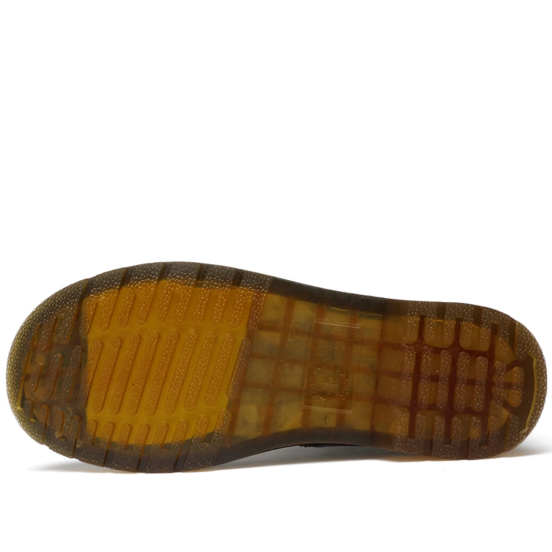 Кожаные ботинки Мужская зимняя обувь Нескользящие ботильоны Удобные в