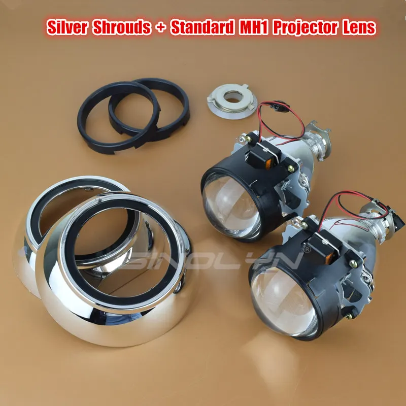 

Sinolyn 2,5 дюймовые Биксеноновые линзы для фар H7 H4 Iris проектор Автомобильные фары H1 HID линзы фары автомобильные аксессуары обновленные