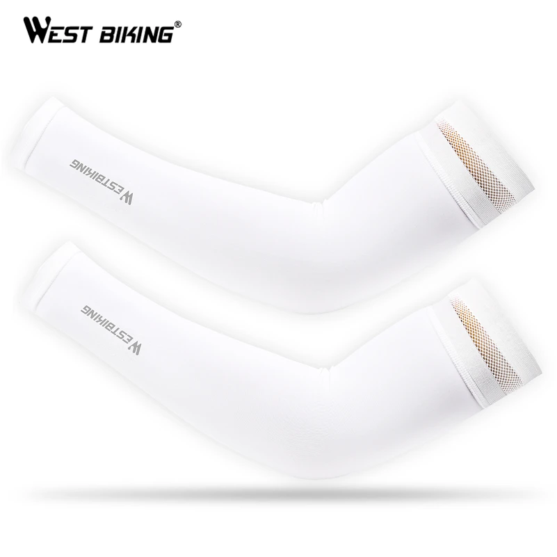 WEST BIKING Arm Sleeves Велоспорт Бег Баскетбол рука теплее солнце для рук с защитой от