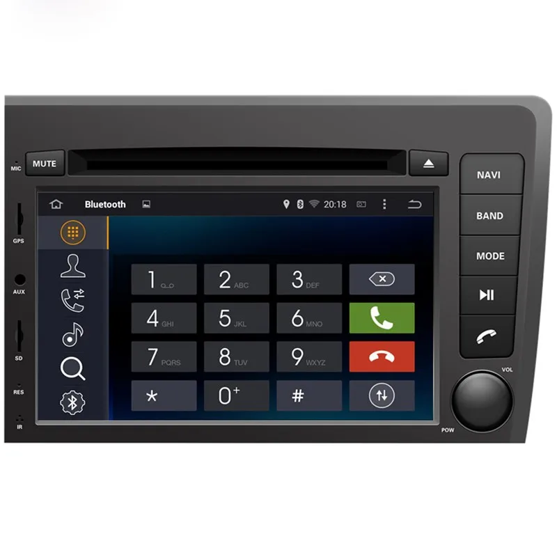 7 дюймов Android 9,0 octa core Автомобильный DVD плеер для автомобиля VOLVO S60 V70 2001-2004 gps-радио 4G Оперативная память 64G Встроенная память