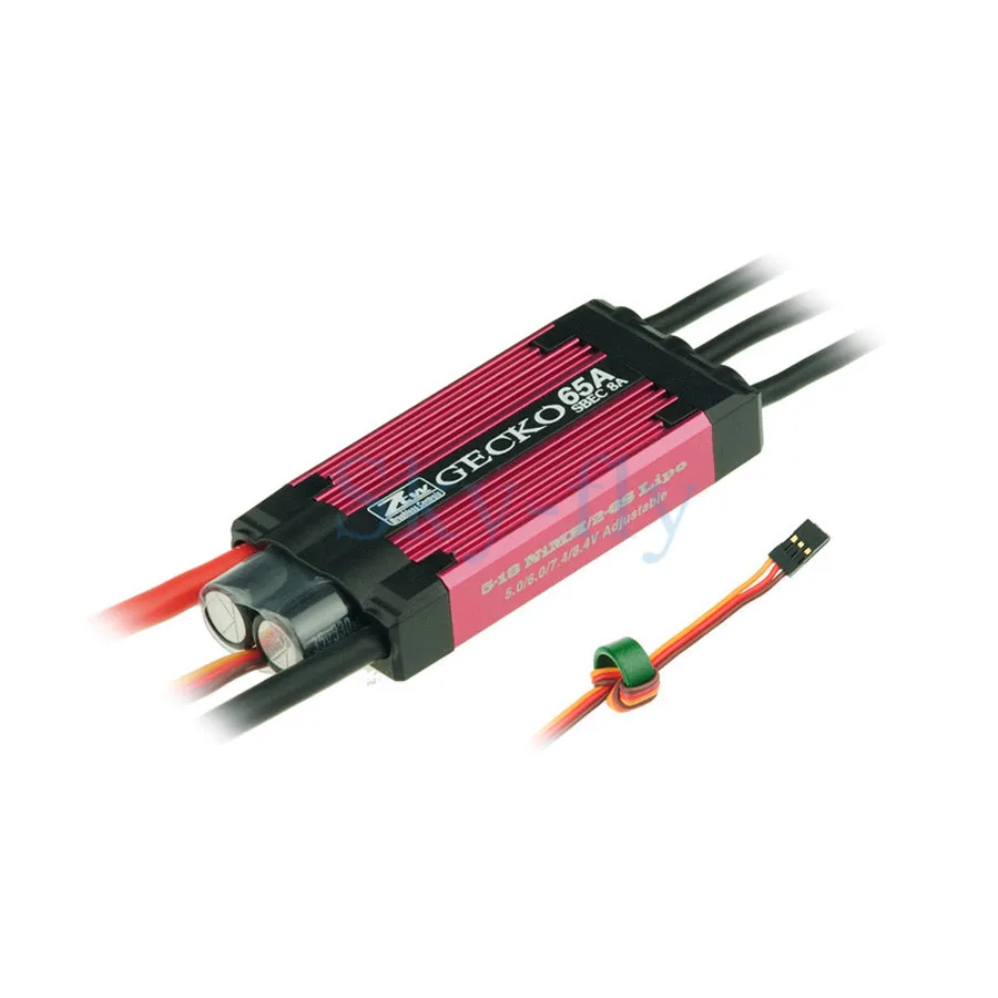 

ZTW GECKO 65A RC Airplane ESC Electric Speed Control 5V-8.4V Adjustable MAX 85A