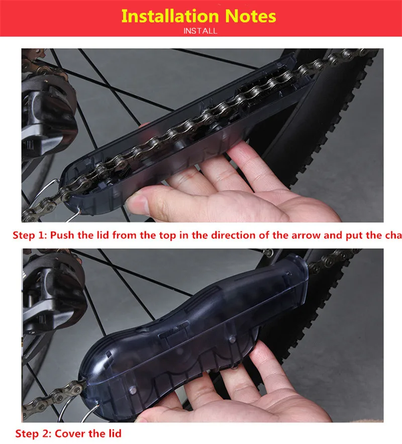 Новый дизайн 2017 подвесной очиститель для велосипедной цепи щетки машины защита