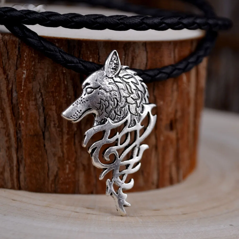 HUIDANG 1 шт. Прямая поставка хит продаж мужское Ожерелье Викинг-волк подвеска в виде