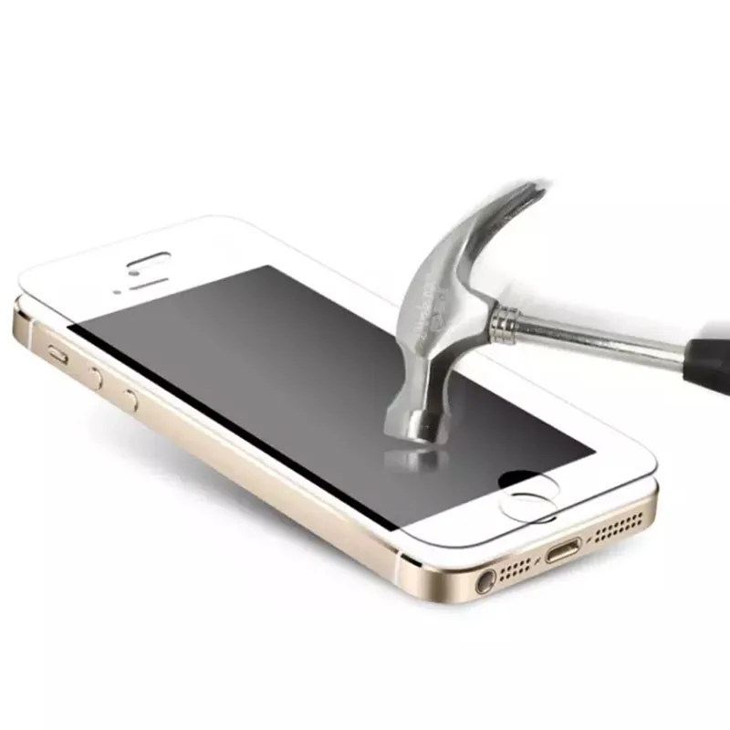 2 шт. закаленное стекло для Iphone Se 5 S 5c C Защитное экрана Защитная пленка Tremp Apple I Phone E