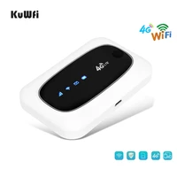 kuwfi 4g wifi router 4g fddtdd lte routers 150mbps pocket wifi mini wireless routerwireless modem with simsd card slot