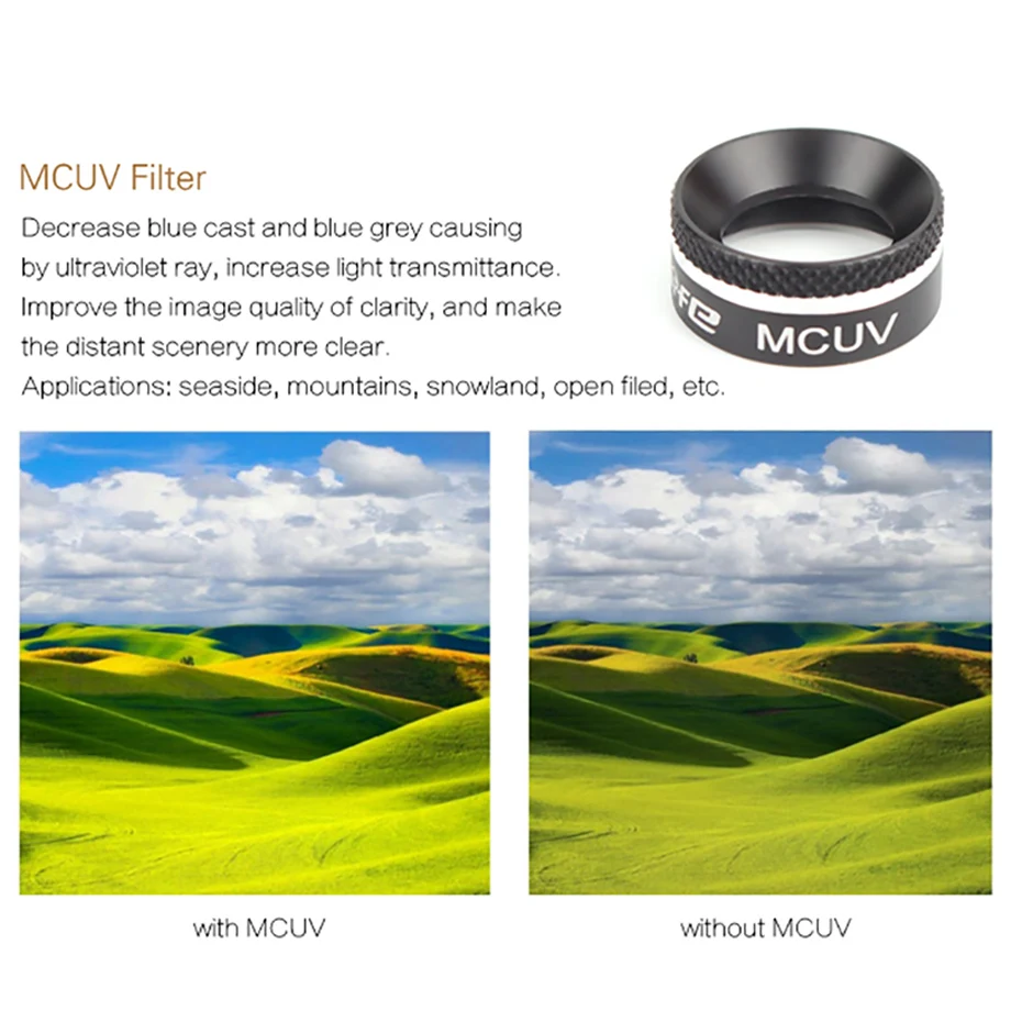 Фильтр для камеры Mavic ND4/8/16/32 CPL MC UV Защитные фильтры объектива Комплект DJI Air Drone Gimbal