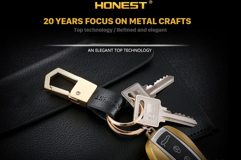 Бренд HONEST натуральная кожа высокого класса брелки для мужчин брелок автомобильный брелок ювелирные изделия бизнес сумка кулон подарок с Packagi