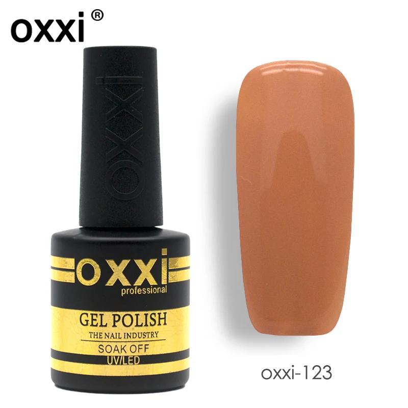 OXXI 8 мл Гель-лак для ногтей полуперманентный УФ-Гибридный Гель-лак для ногтей резиновое Базовое покрытие для России маникюрный Лидер продаж - Цвет: oxxi-123