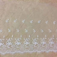 35cm wide high quality white lace fabric woven trim ribbon diy handmade sewing embroidery lace ribbon clothing accessories