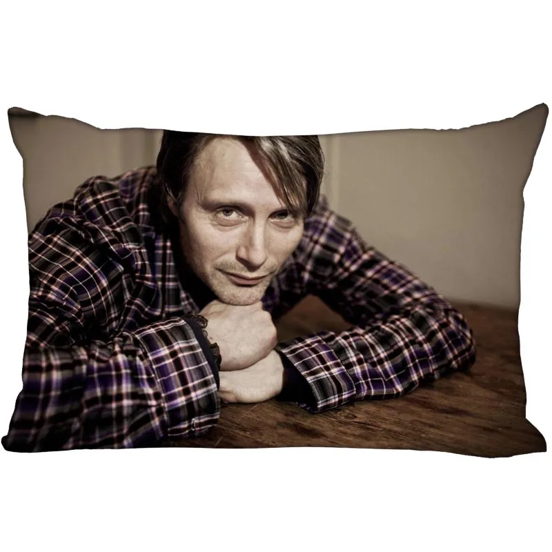 Custom Mads Mikkelsen Прямоугольная подушка чехол на молнии dakimakura Классическая Подушка
