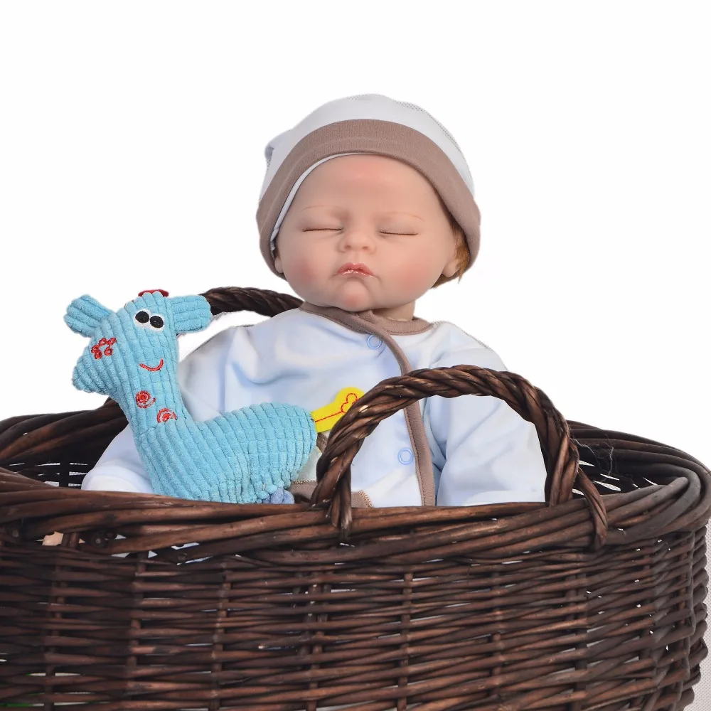 Куклы Bebe Rebon силиконовые 55 см куклы Младенцы для мальчиков игрушки детей подарок