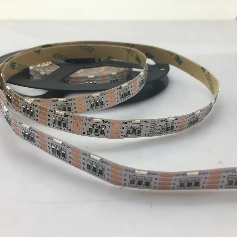 Высококачественная Светодиодная лента 335 RGB Tri chip color 60leds ST618|Светодиодные ленты| |
