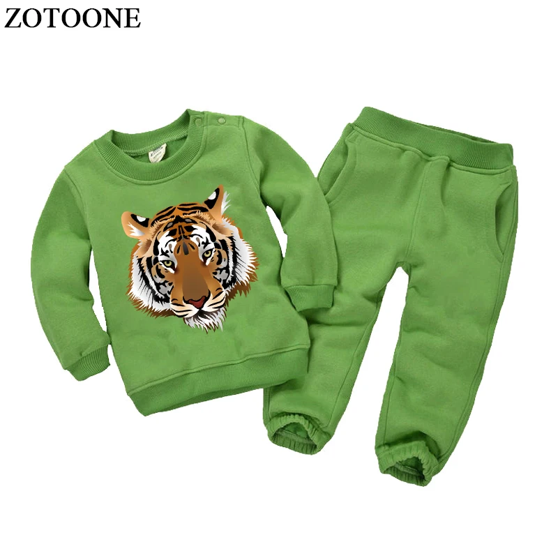 Патч ZOTOONE Cool Tiger для тела утюжок передачи одежды футболка сделай сам